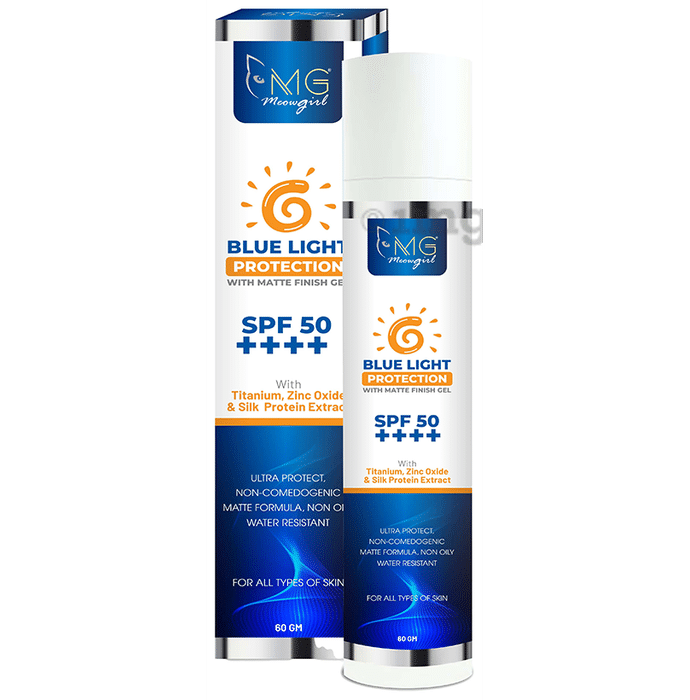 MG Meowgirl Blue Light Protection with Matte Finish Gel SPF 50++++