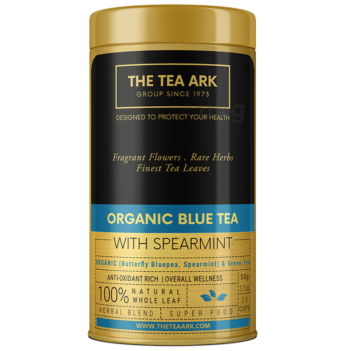The Tea Ark Organic Blue Tea with Spearmint