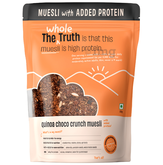 The Whole Truth Quinoa Choco Crunch with Added Protein Muesli