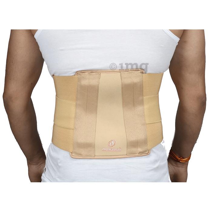 Pro Healthcare Contoured Lumbo Sacral Belt for Back Pain Skin Colour