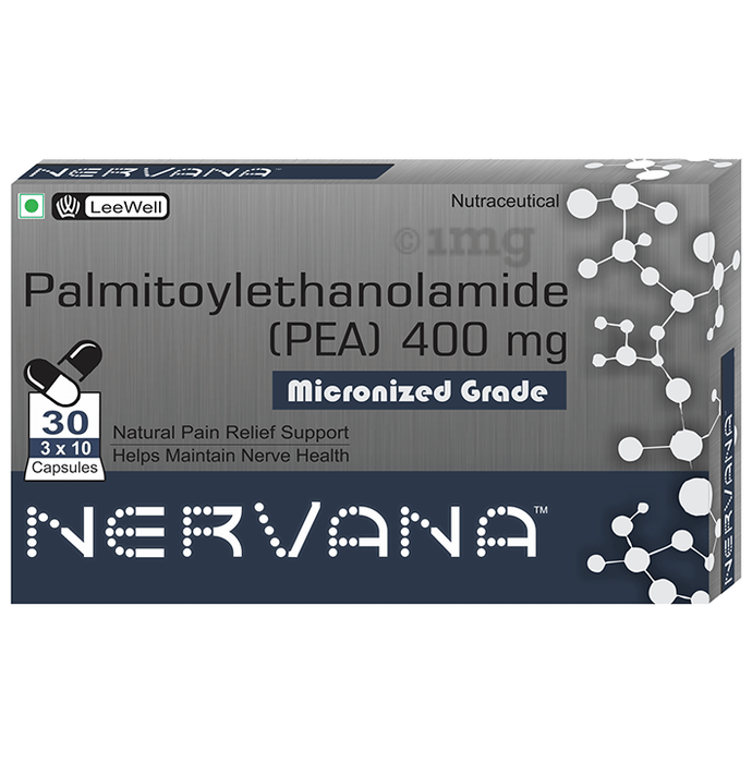 Nervana Micronized Palmitoylethanolamide 400Mg (Pea), Sciatica Nerve Compression, Bladder Pain Relief Capsule