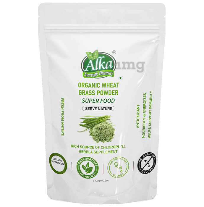 Alka Ayurvedic Pharmacy Organic Wheat Grass Powder