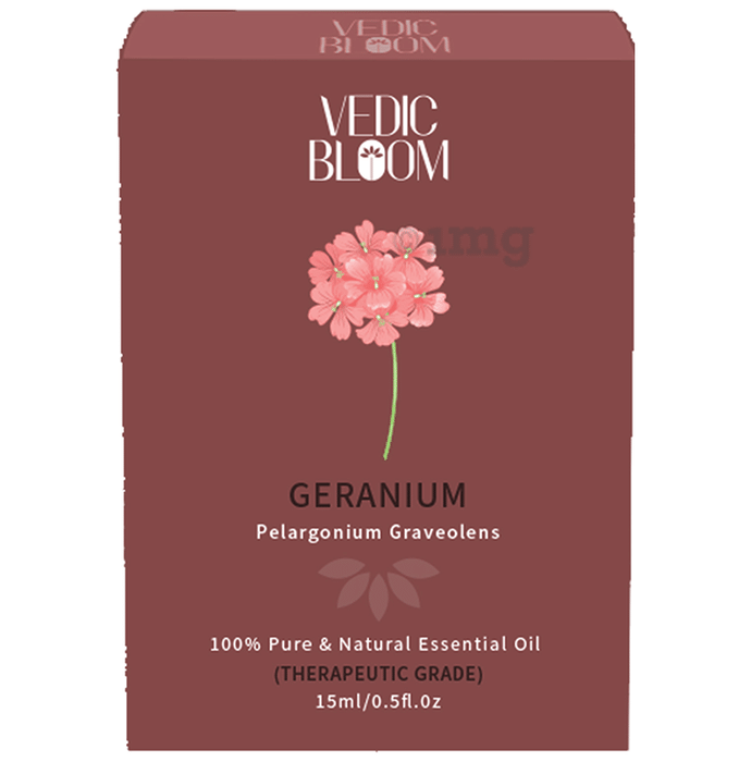 Vedic Bloom Geranium 100% Pure & Natural Essential Oil