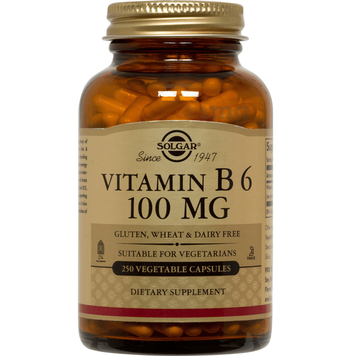 Solgar Vitamin B6 100mg Vegetable Capsule