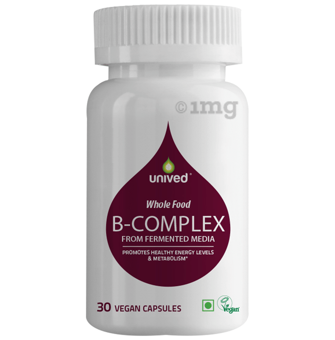 Unived Whole Food B-Complex Vegan Capsule
