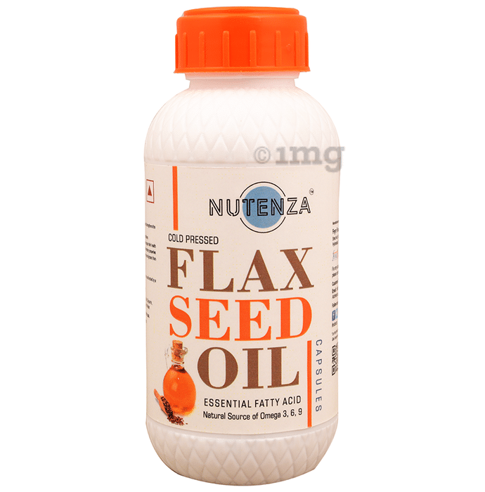 Nutenza Cold Pressed Flax Seed Oil Capsule