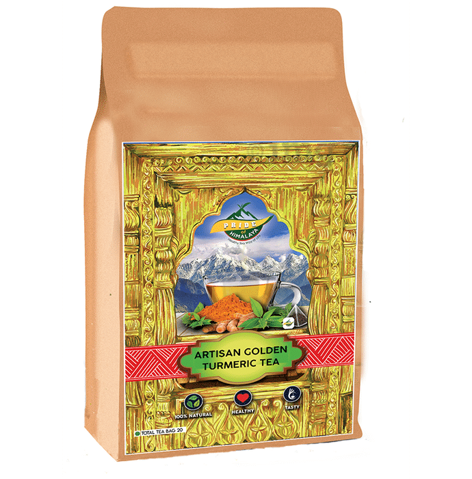 Pride Of Himalaya Artisan Golden Turmeric Tea Bag (2gm Each)
