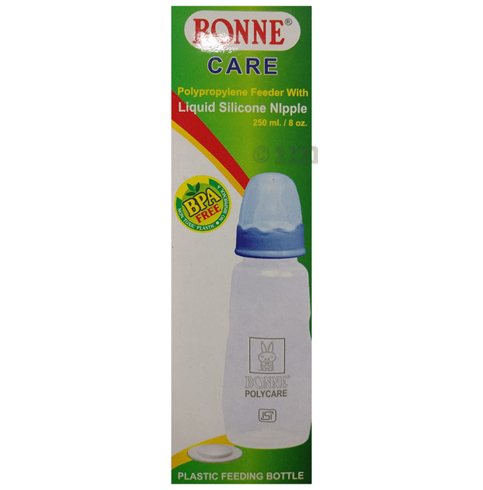 Bonne Care Polypropylene Feeder With Liquid Silicone Nipple BPA Free