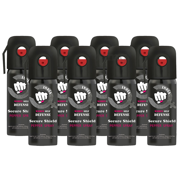 Secure Shield Women Self Defense Pepper Spray (35gm Each)