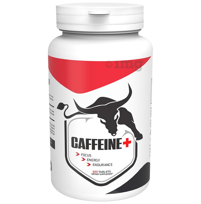 Bull Pharm Caffeine+ for Focus, Energy & Endurance Tablet