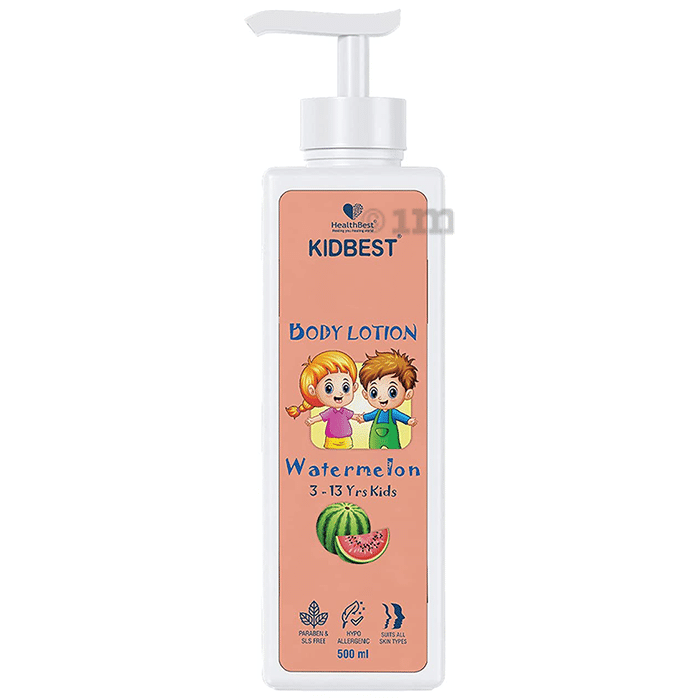 HealthBest Kidbest Body Lotion for 3 to 13 yrs Kids Watermelon