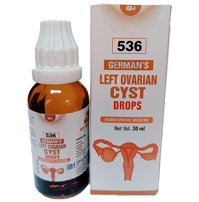 German's 536 Left Ovarian Cyst Drop