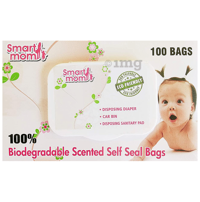 LifeKrafts Smart Mom 100% Biodegradable Scented Self Seal Bag