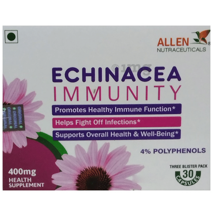 Allen Nutraceutical Echinacea Immunity 4% Polyphenols 400mg Capsule