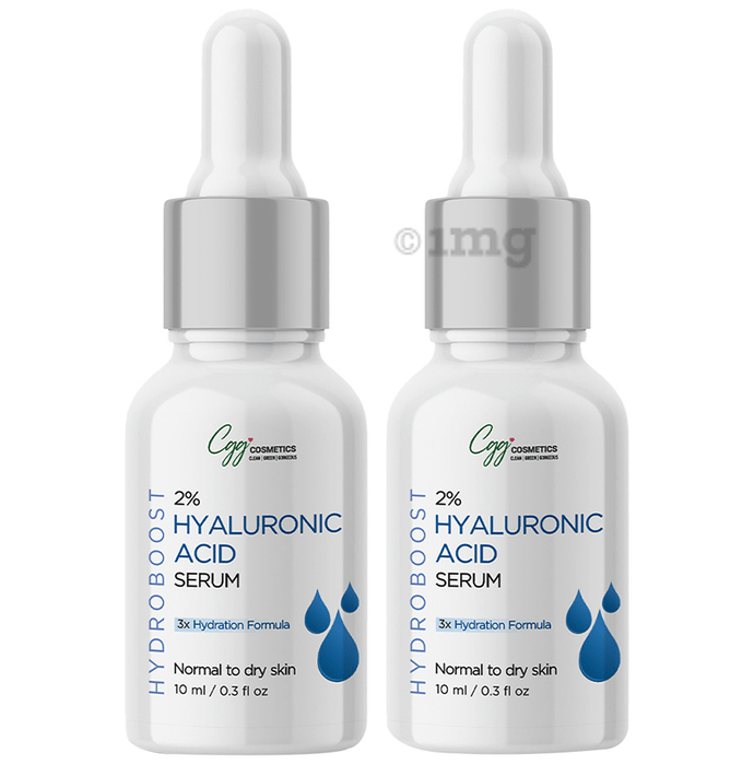 CGG Cosmetics Hydro Boost 2% Hyaluronic Acid Serum (10ml Each)
