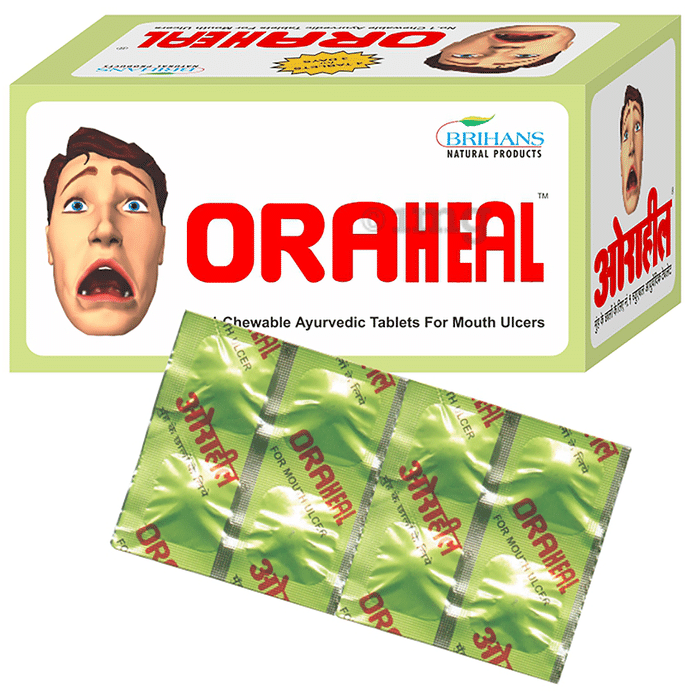 Oraheal Mouth Ulcer Chewable Tablet (8 Each)