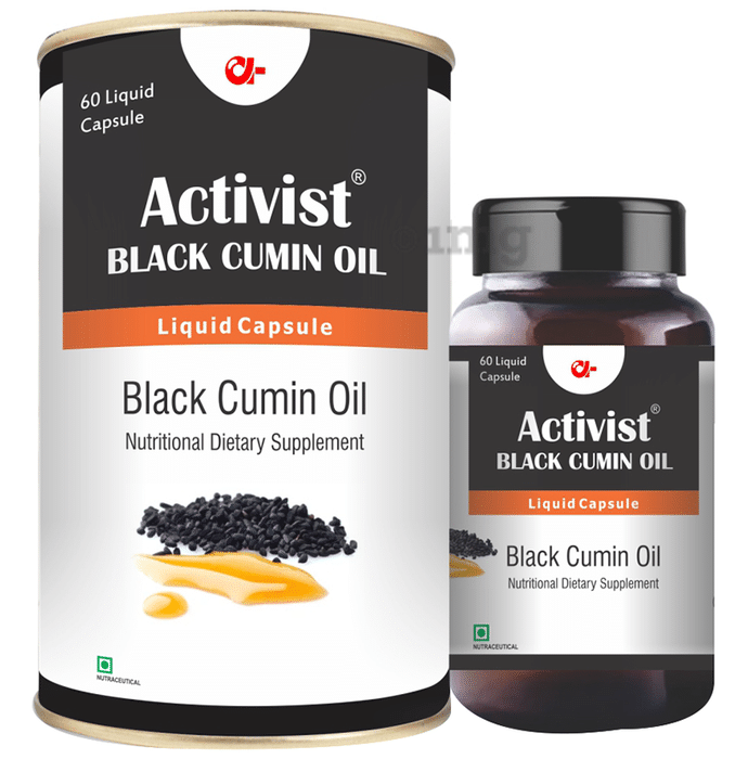 Activist Black Cumin Oil Liquid Capsule