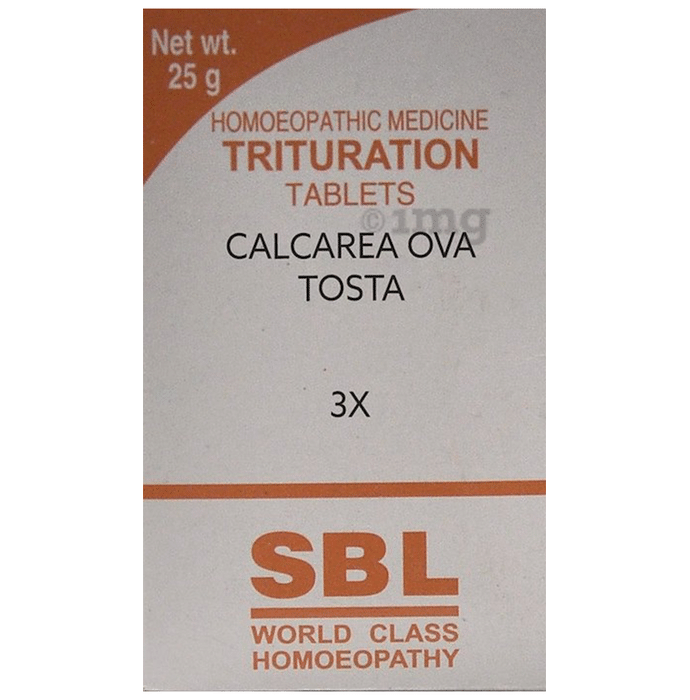 SBL Calcarea Ova Tosta Trituration Tablet 3X