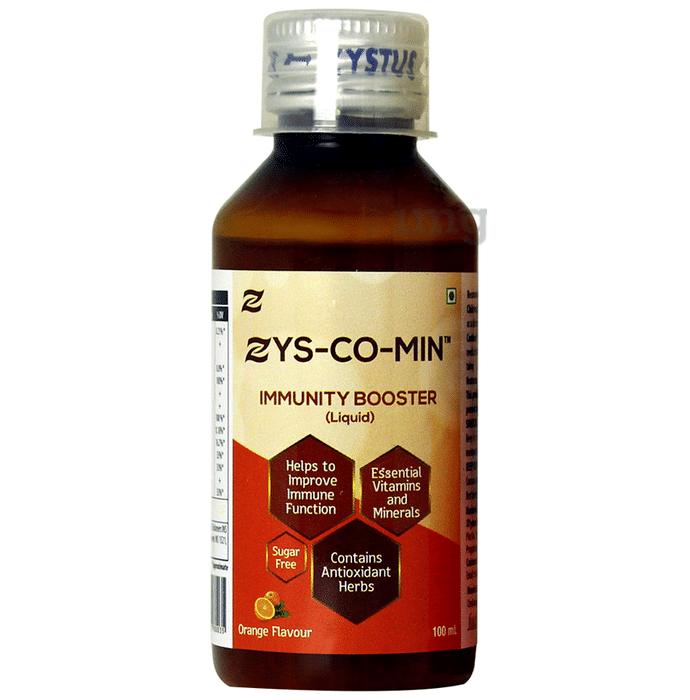 Zys-Co-Min Immunity Booster Liquid Orange