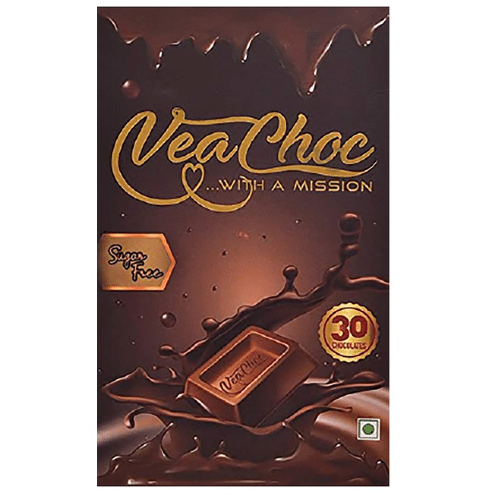 VeaChoc Iron Chocolates with Vitamin C and Blood Builder Supplement Sugar Free