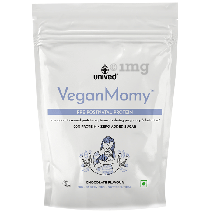Unived Vegan Momy Pre-Postnatal Protein Powder Chocolate