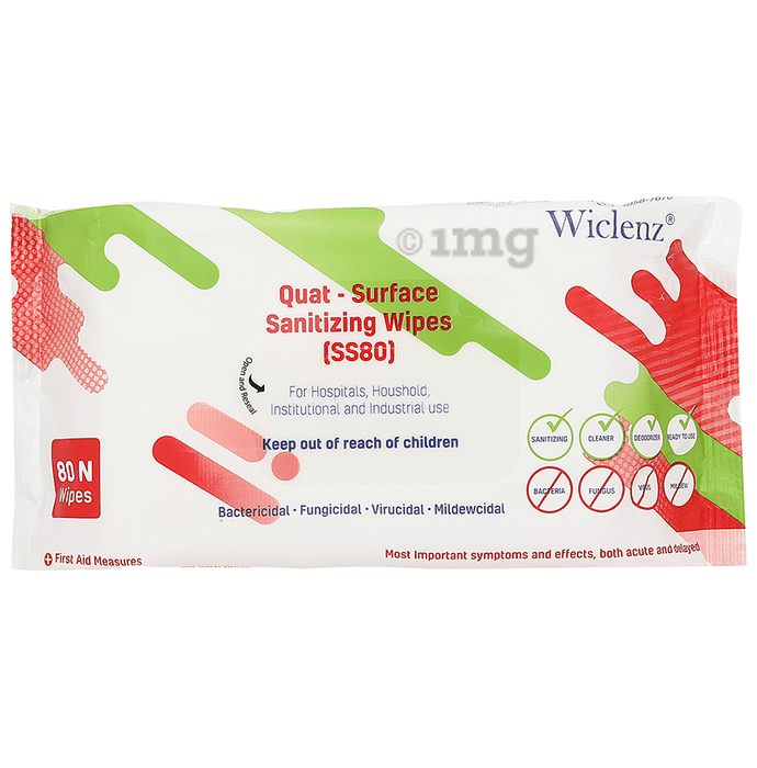 Wiclenz SS80 Quat-Surface Sanitizing Wipes