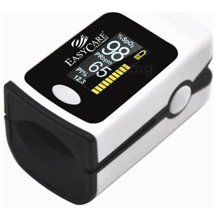 EASYCARE EC2061 Fingertip Pulse Oximeter Black & White