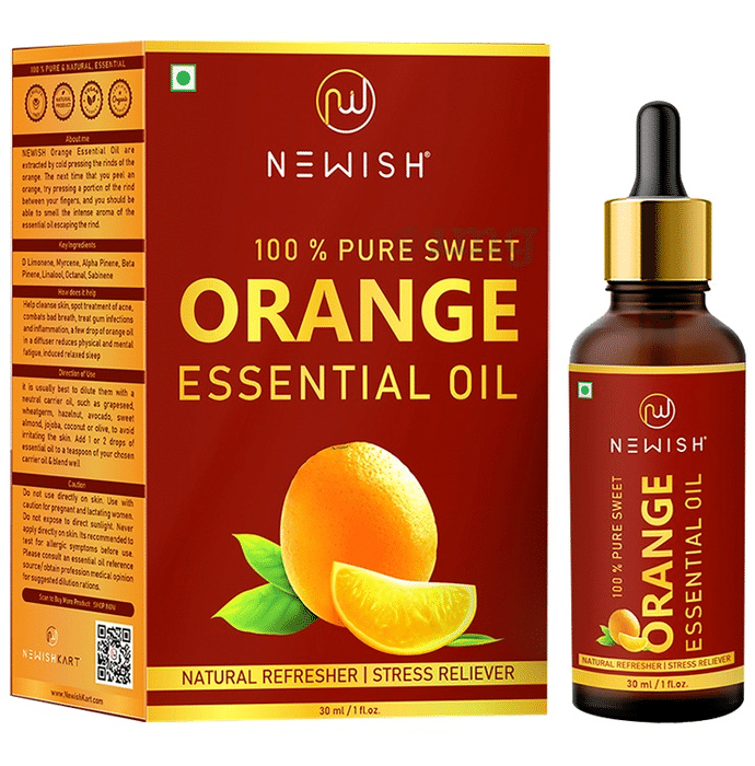 Newish Sweet Orange 100% Pure Essential Oil