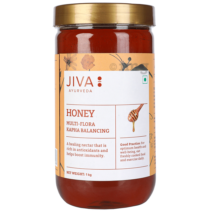 Jiva Ayurveda Multiflora Honey for Immunity & Antioxidant Support