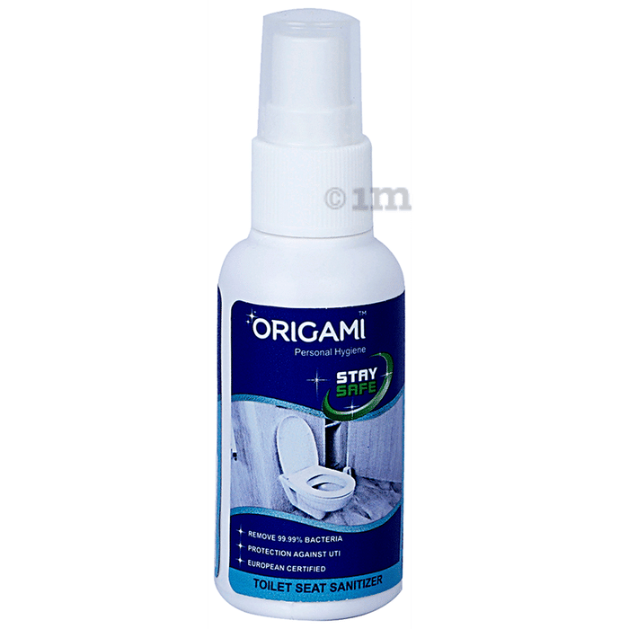 Origami Stay Safe Toilet Seat Sanitizer Spray Buy bottle of 50.0 ml