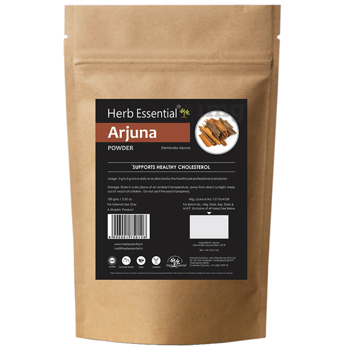 Herb Essential Arjuna (Terminalia Arjuna) Powder