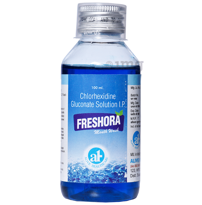Freshora Chlorhexidine Gluconate Solution I.P. Mouth Wash Buy 1 Get 1 Free
