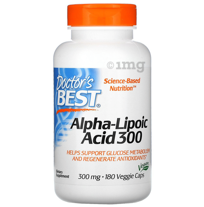 Doctor's Best Alpha-Lipoic Acid 300mg Veggie Caps | Defends Against Free Radicals