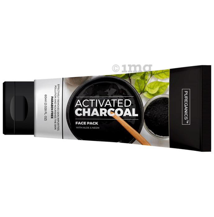 Pureganics Activated Charcoal Face Pack