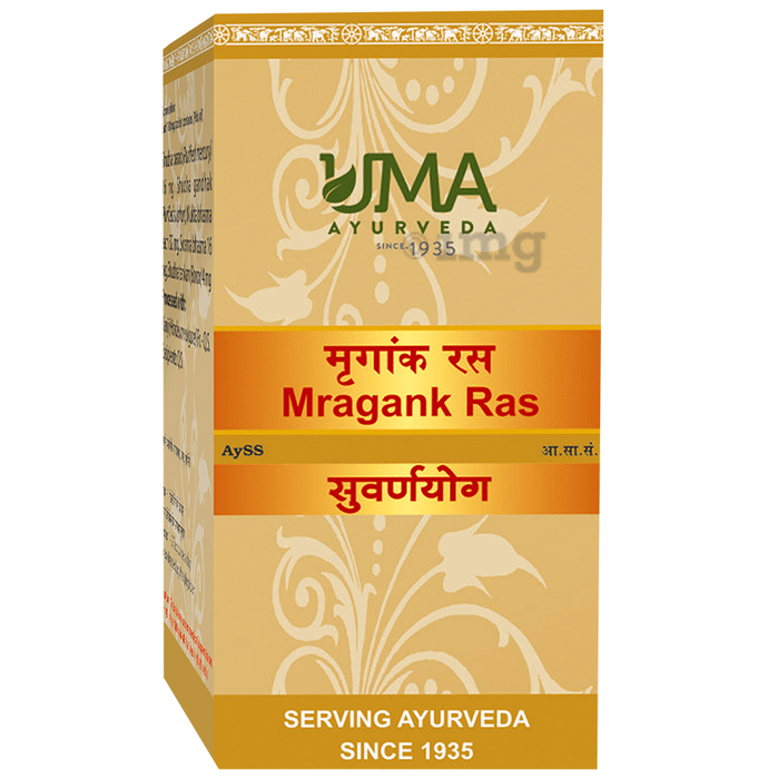 Uma Ayurveda Mragank Ras Tablet (with Gold)