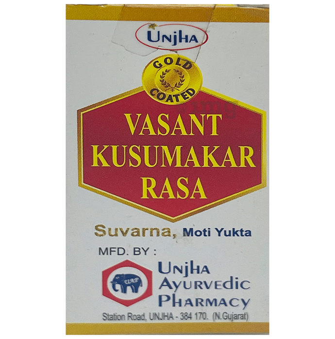 Unjha Vasant Kusumakar Rasa (Suvarna, Moti Yukta)