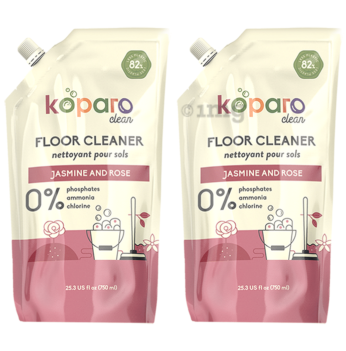 Koparo Jasmine and Rose Floor Cleaner (750ml Each)