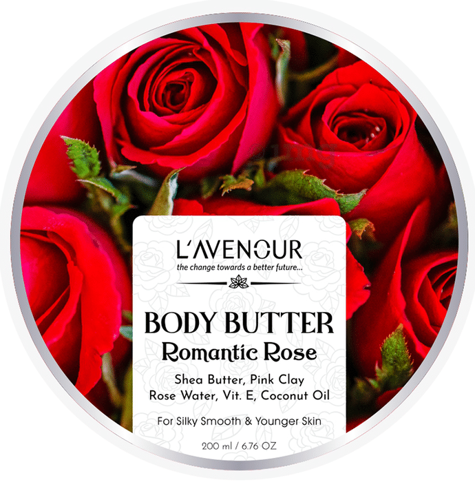L'avenour Romantic Rose Body Butter (200ml Each)