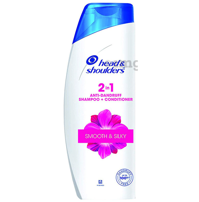 Head & Shoulders Smooth & Silky 2 in 1 Anti-Dandruff Shampoo+Conditioner