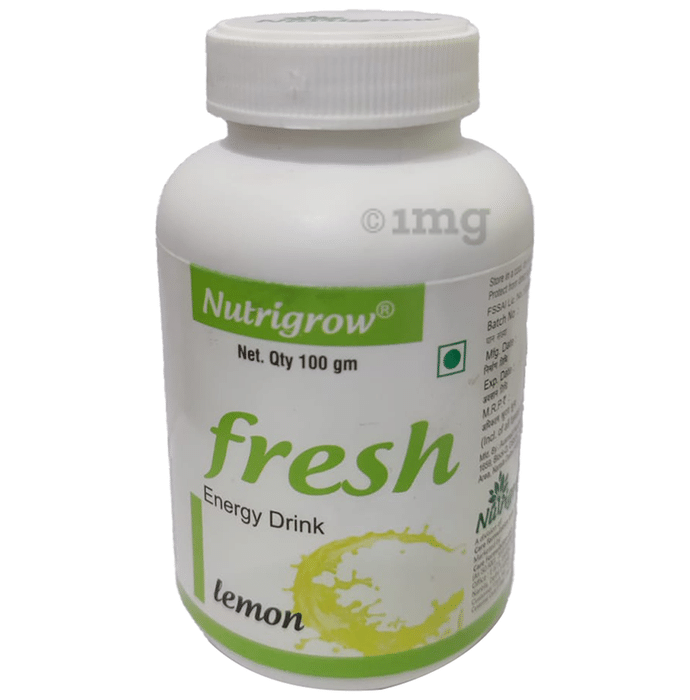 Nutrigrow Fresh Energy Drink Powder Lemon