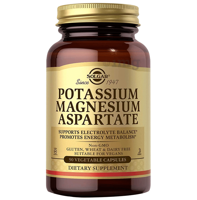 Solgar Potassium Magnesium Aspartate Vegetable Capsule