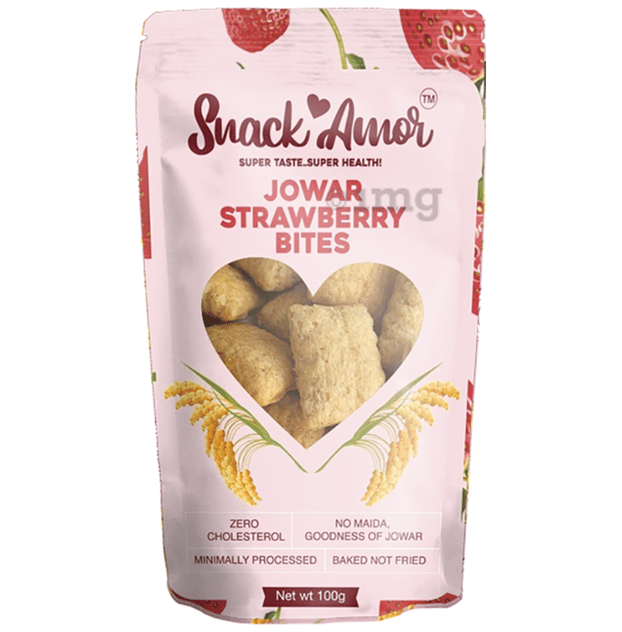 Snack Amor Jowar Strawberry Bites