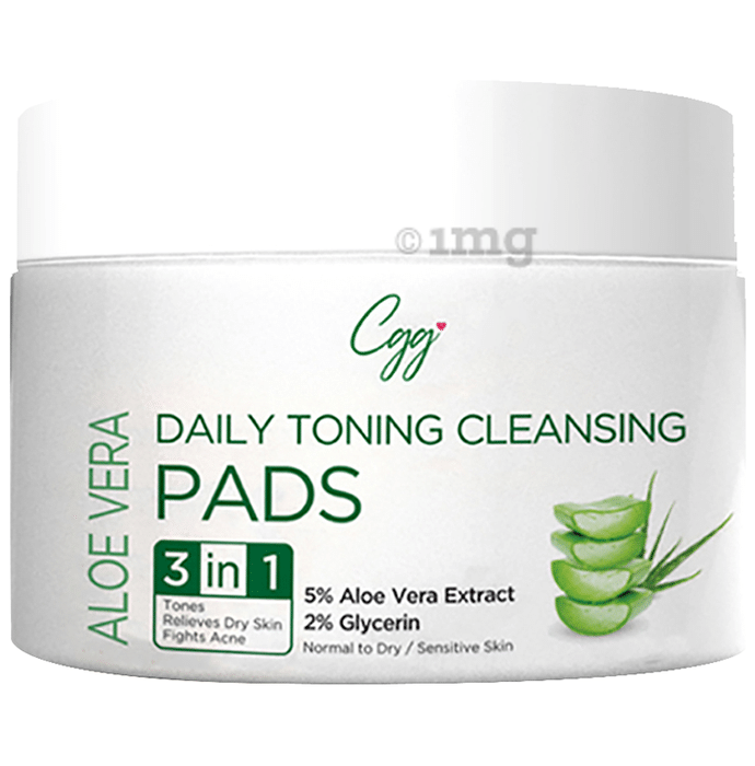 Cgg Aloe Vera Daily Toning Cleansing Pads