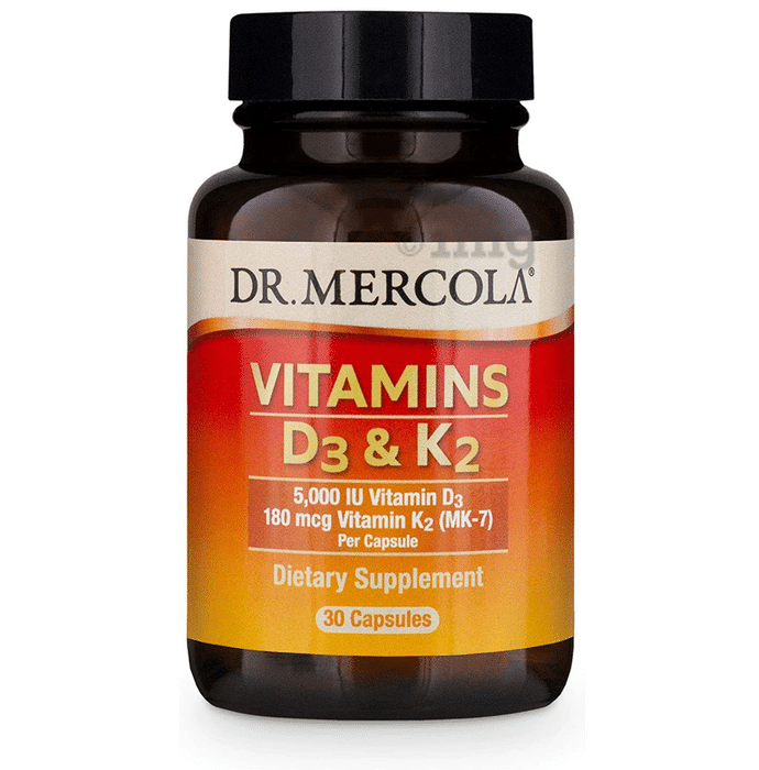 Dr. Mercola Vitamin D3 & K2 Capsule