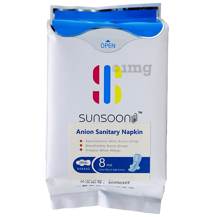 Sunsoon Anion Sanitary Napkin (8 Each) XL