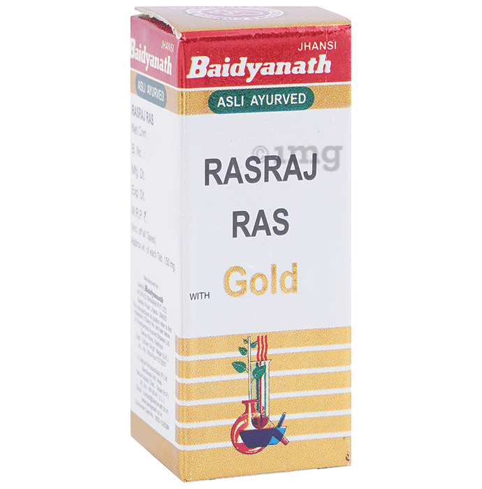 Baidyanath (Jhansi) Rasraj Ras with Gold Tablet