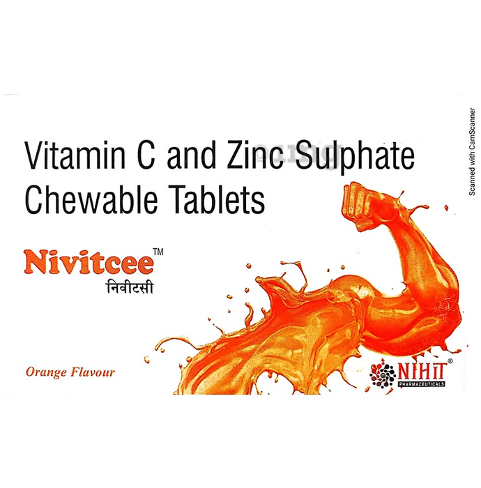 Nivitcee Orange Chewable Tablet