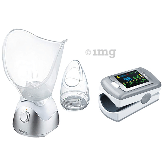 Beurer Medical Combo (FS 50 Steam Inhaler + PO 80 Pulse Oximeter)