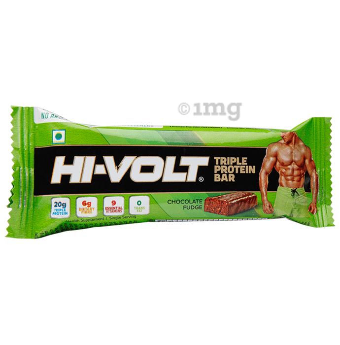 Hi-Volt Triple Protein Bar Chocolate Fudge