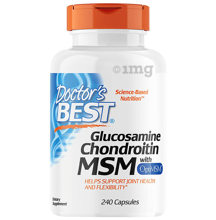 Doctor's Best Glucosamine Chondroitin MSM | Capsule for Joint Health & Flexibility